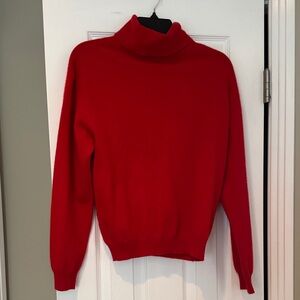 Red Turtleneck Sweater